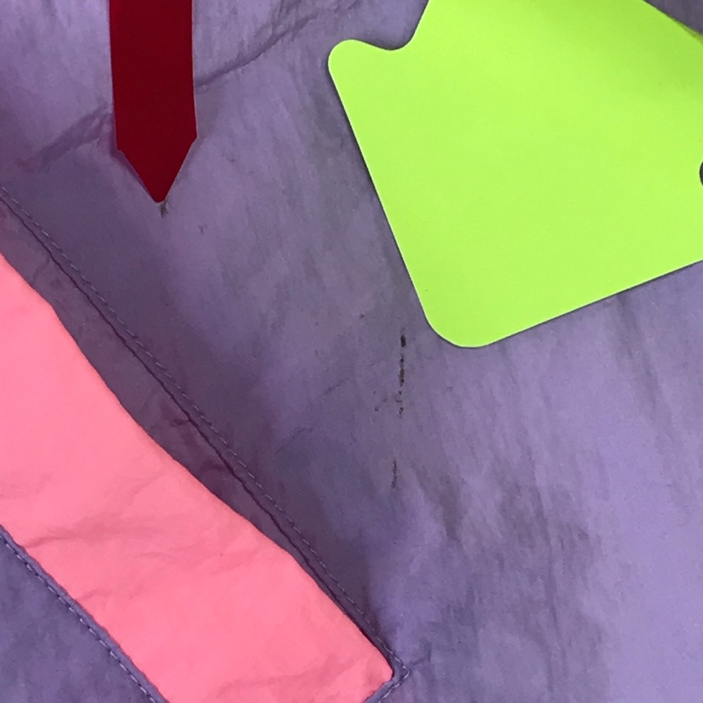 Forever 21 Hooded Color Block Windbreaker Jacket M - Picture 7 of 11